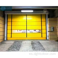 Puerta automática de apilamiento de PVC de alta velocidad